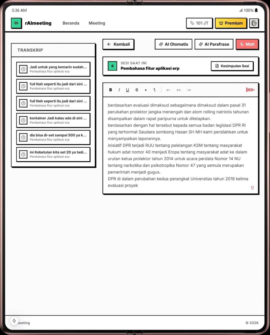 rAImeeting desktop app